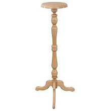 Stojan na květiny z bukového dřeva 26x26x100cm - Borovice