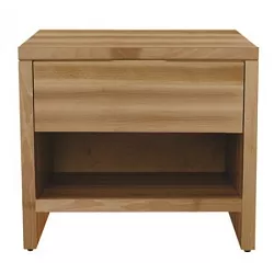 Noční stolek z masivního buku 50x35x45cm - Buk-bělený