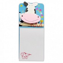 Poznámkový blok s tužkou - Kráva