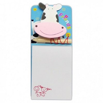 Poznámkový blok s tužkou - Kráva