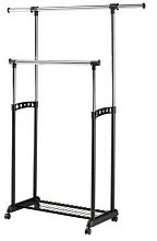 Věšák 90-142x44x97-170cm - Černá