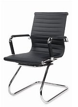 Kancelářské křeslo Prestige Skid 61x55x88cm - Černá