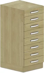 Zásuvková skříň na léky 45x57x107cm - Šedá