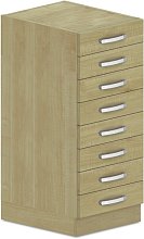 Zásuvková skříň na léky 45x57x107cm - Bílá