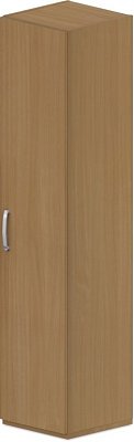 Skříň policová, dvířka 40x42x180cm - Wenge