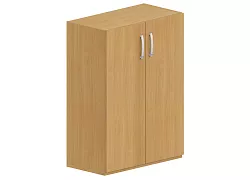 Skříň policová, dvířka 80x42x110cm - Šedá