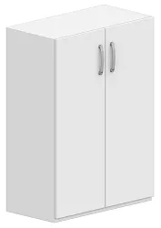 Skříň policová, dvířka 80x42x110cm - Šedá