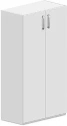 Skříň policová, dvířka 80x42x145cm - Šedá