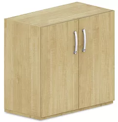 Skříň policová, dvířka 80x42x75cm - Šedá