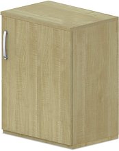 Stolová skříň s dvířky 60x42x75cm - Bílá