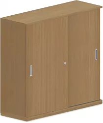 Skříň s posuvnými dveřmi 120x40x110cm - Šedá