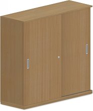 Skříň s posuvnými dveřmi 120x40x110cm - Bílá