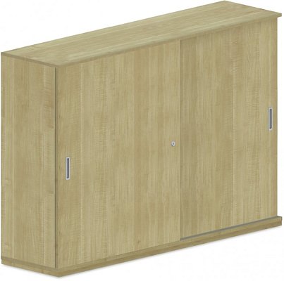 Skříň s posuvnými dveřmi 160x40x110cm - Wenge