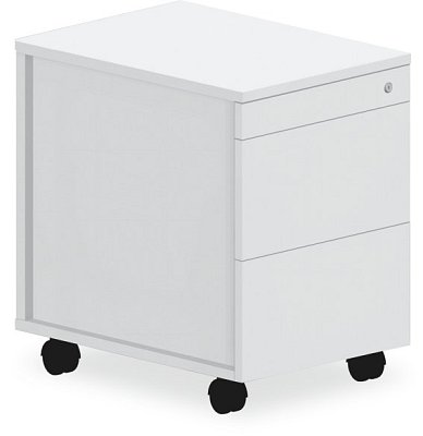 Mobilní kontejner bezúchytkový 43x58x59,5cm - Bílá