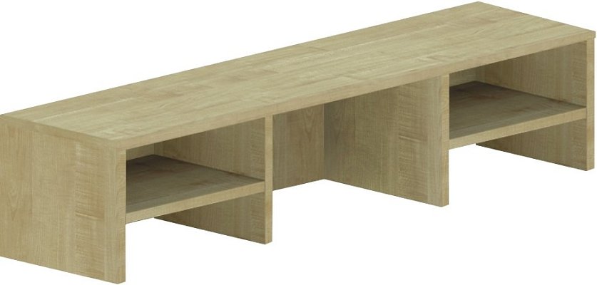 Stolová nástavba 120x30x35cm - Bílá