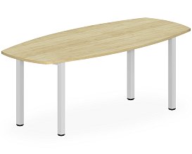 Stůl jednací Apolo - 200x90cm - Bílá