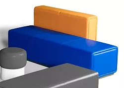 SMART BLOK 3 - Tm.oranžová