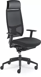 Kancelářšká židle Storm 550-N2-SYS - koženka bílá