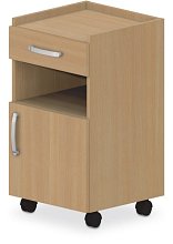 Noční stolek 45x45x82cm - Buk bílý