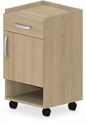 Noční stolek 45x45x82cm - Dub Lindberg