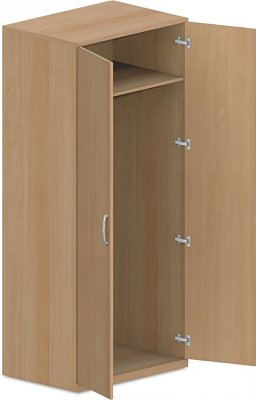 Šatní skříň z lamina 90x62x205cm - Buk bílý