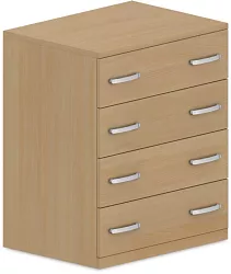 Komoda zásuvková 80x60x110cm - Dub Lindberg