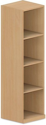 Policová skříň 40x40x145cm - Buk bílý