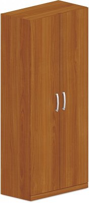 Policová skříň, dvířka 80x42x180cm - Buk bílý