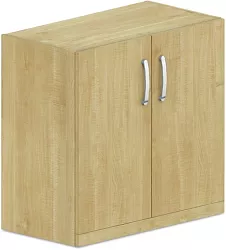 Policová skříň, dvířka 80x42x75cm - Dub Lindberg