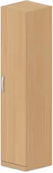 Policová skříň, dvířka 40x42x180cm - Dub Lindberg