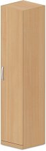 Policová skříň, dvířka 40x42x180cm - Buk bílý