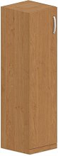 Policová skříň, dvířka 40x42x145cm - Buk bílý