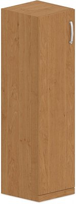 Policová skříň, dvířka 40x42x145cm - Buk bílý