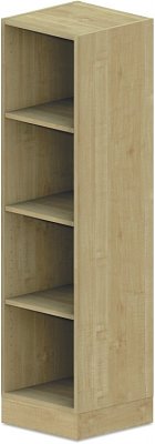 Skříň policová 40x40x152,5cm - Bílá