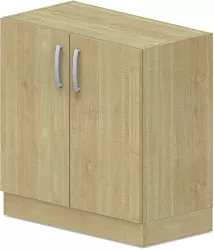 Skříň policová, dvířka/niky 80x42x82,5cm - Šedá