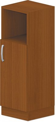 Skříň policová, dvířka/niky 40x42x117,5cm - Bílá