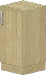 Skříň policová, dvířka/niky 40x42x82,5cm - Šedá