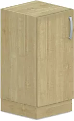 Skříň policová, dvířka/niky 40x42x82,5cm - Šedá