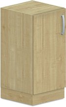 Skříň policová, dvířka/niky 40x42x82,5cm - Bílá