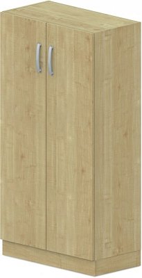 Skříň policová, dvířka 80x42x152,5cm - Wenge