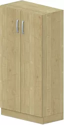 Skříň policová, dvířka 80x42x152,5cm - Šedá