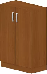 Skříň policová, dvířka 80x42x117,5cm - Šedá