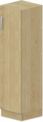 Skříň policová, dvířka 40x42x152,5cm - Bílá