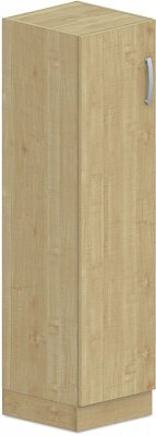 Skříň policová, dvířka 40x42x152,5cm - Bílá