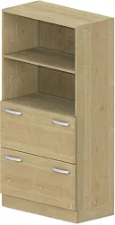 Skříň policová, registratury/niky 80x42x152,5cm - Šedá