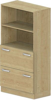 Skříň policová, registratury/niky 80x42x152,5cm - Bílá