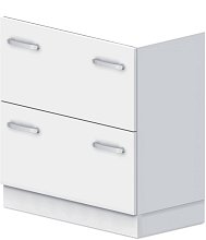 Skříň policová, registratury 80x42x82,5cm - Bílá