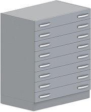 Zásuvková skříň na léky 90x57x107cm - Bílá