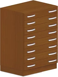 Zásuvková skříň na léky 80x57x107cm - Šedá