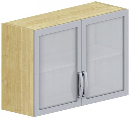 Horní skříňka dvoudveřová 90x32x60cm - Bílá
